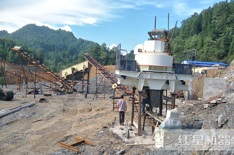 制砂生產(chǎn)線(xiàn)客戶(hù)現(xiàn)場(chǎng)